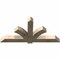 Ekena Millwork Redmond Rough Sawn Timber Gable Bracket, Douglas Fir, 72"W x 36"H x 6"D x 6"F, 12/12 Pitch GBW072X36X0606RED00RDF - alternate 5
